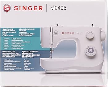 Singer M2405: Simplicidade e Confiança em Uma Máquina de Costura Compacta