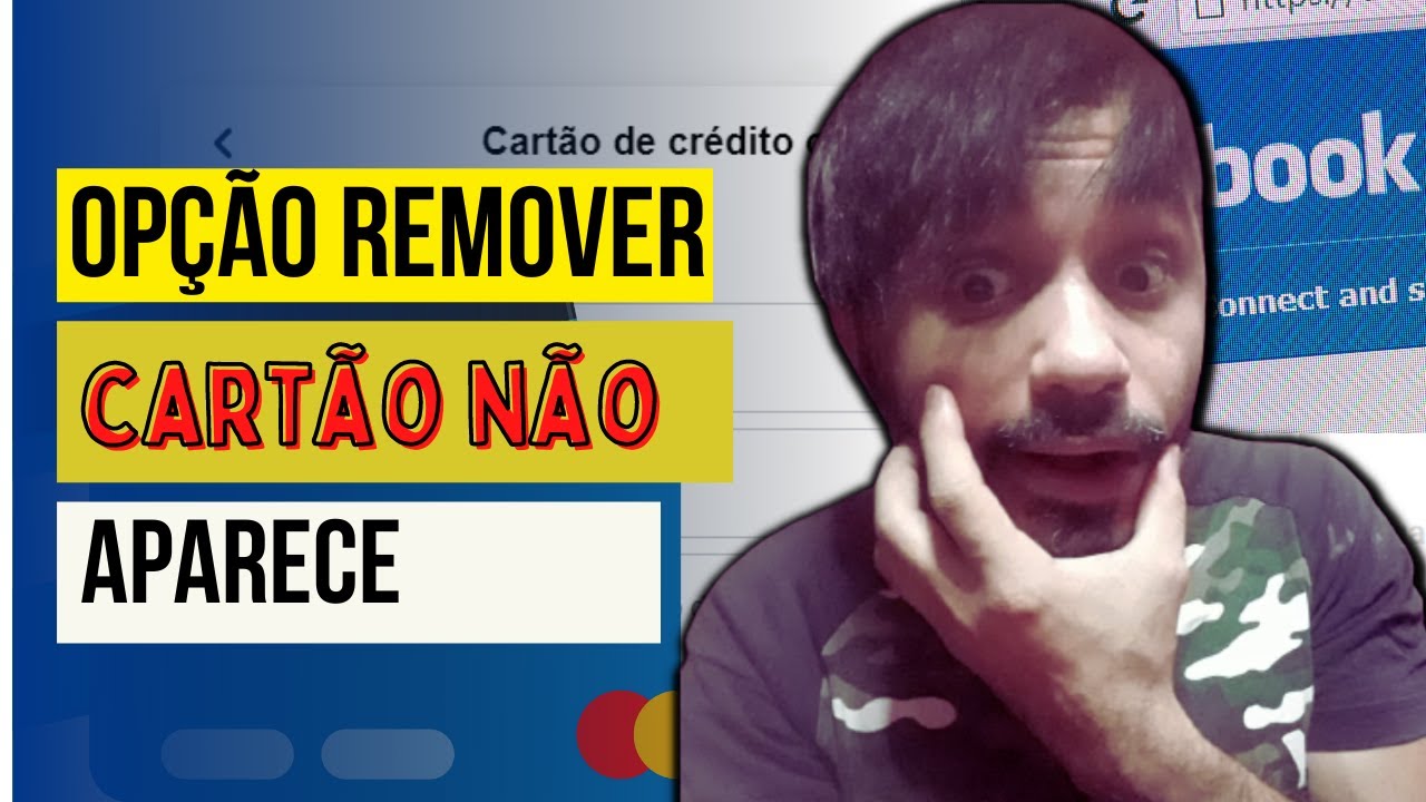 O Facebook não está exibindo a opção para remover o cartão de crédito #ComoremoverumcartãodecréditodoFacebook.