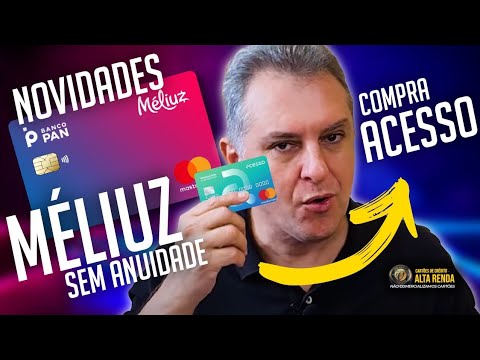 O cartão Mastercard Internacional da Méluiz é gratuito e a 