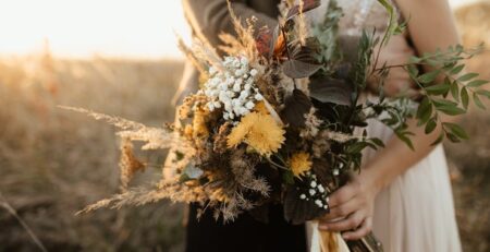 Casamento minimalista ao ar livre